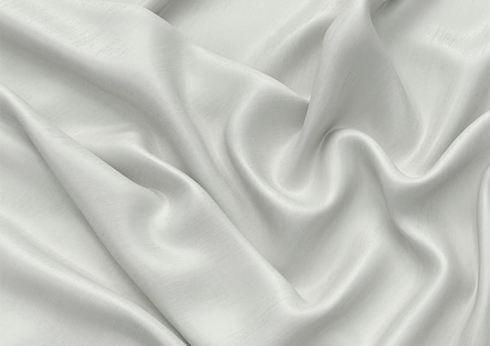 Akoya Faux Silk, Lustre Pure Silver - Motorised Roman Blind - Image 4